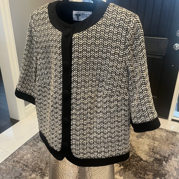 Vintage Anne de Villers Paris jacket blazer size medium / large cute🖤 - Picture 12 of 17